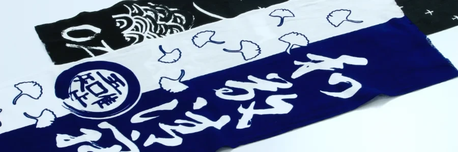 本染め風プリント手拭い